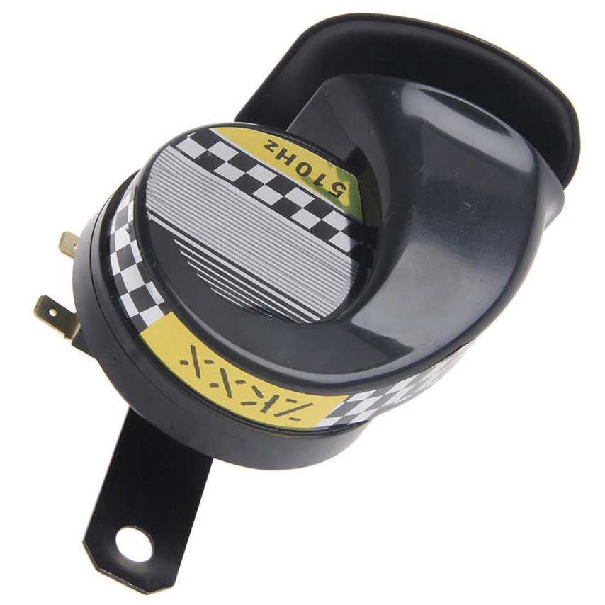 MOCC Klakson Motor Mobil Model Snail Loud Horn 12V 130dB - SYB001-Hitam