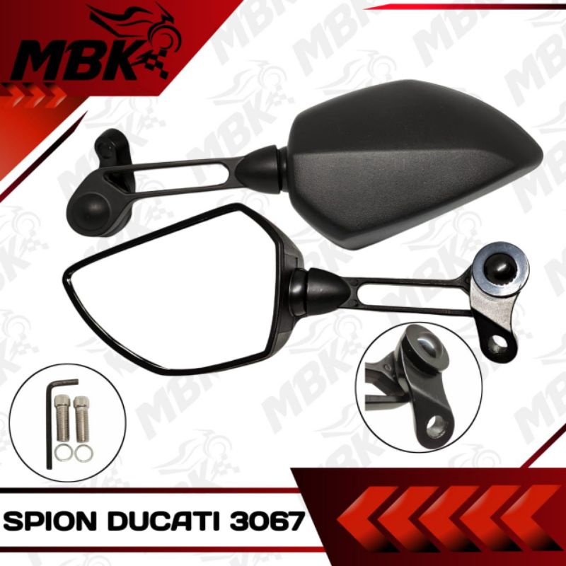 Spion ducati Nemo Gma kaca bening  Nmax Aerox Pcx Adv Vario 125 150 beat scoopy mio soul dll
