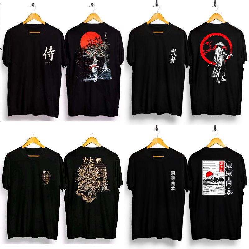 KAOS SAMURAI JEPANG/KAOS JEPANG/DISTRO KAOS SAMURAI