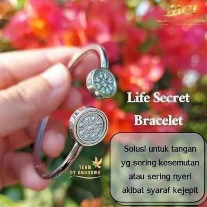 Gelang Life Secret Bracelet Original Produk MCI 100% .