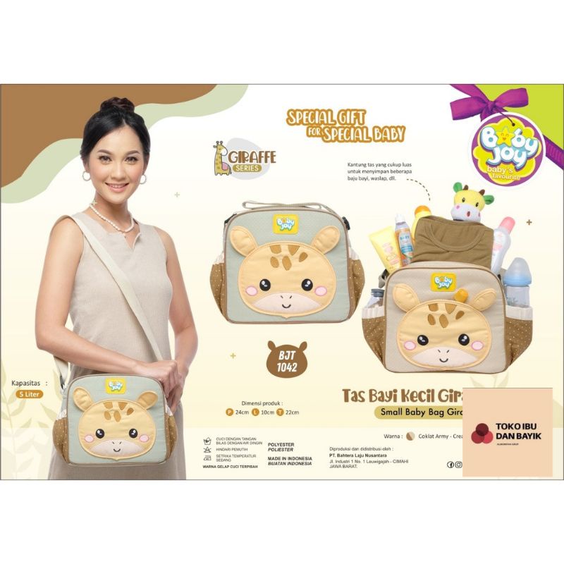 Baby Joy Tas Bayi Sedang  Giraffe Series - BJT 1044/1043/1042