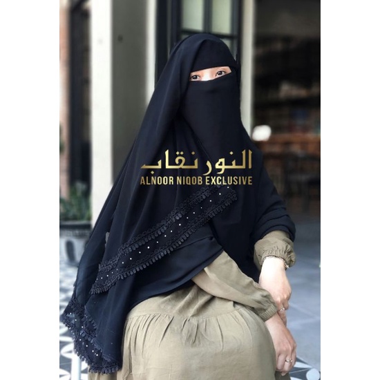 niqob yamani lace Niqab YAMAN HIJAZ cadar alnoor niqob murah nikop yaman renda nikob yemen cantik