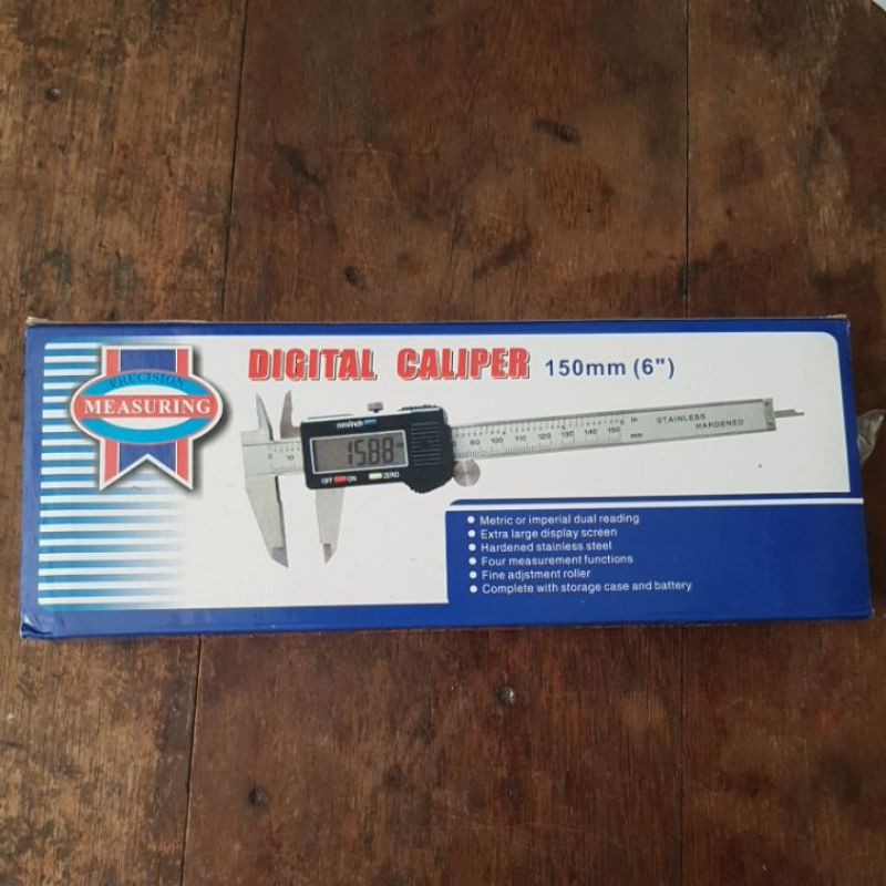 Jangka sorong digital caliper lod screen stainless / sketmat