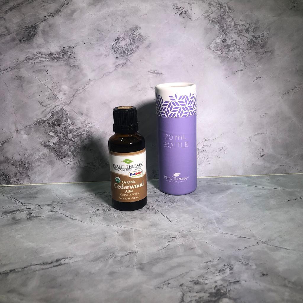 Organic Atlas cedarwood Essential Oil. 30 ml. Palnt Therapy