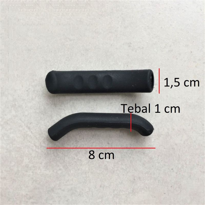 cover karet handle rem sepeda 2 pcs atau sepasang cover handle rem full silicon karet empuk warna