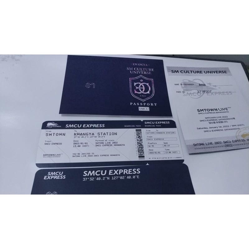 Passport Ticket Concert SMCU Express 2021 Unofficial