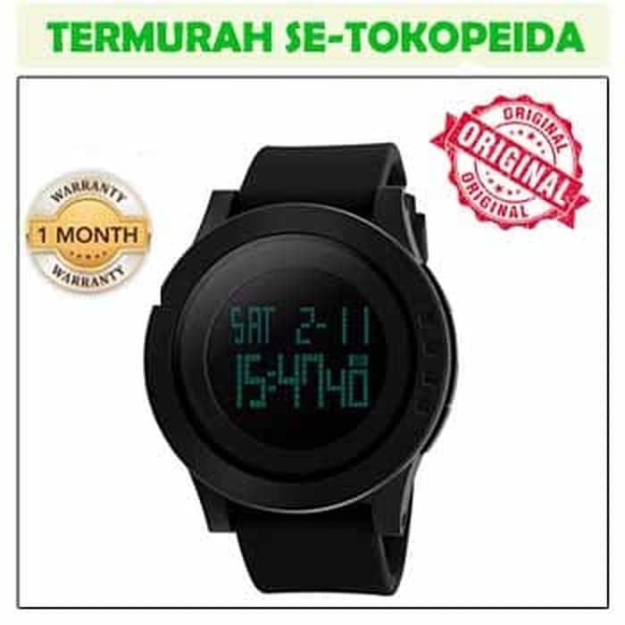 Jam Tangan LED SKMEI Original Model 1142 AD1142 - Full Black