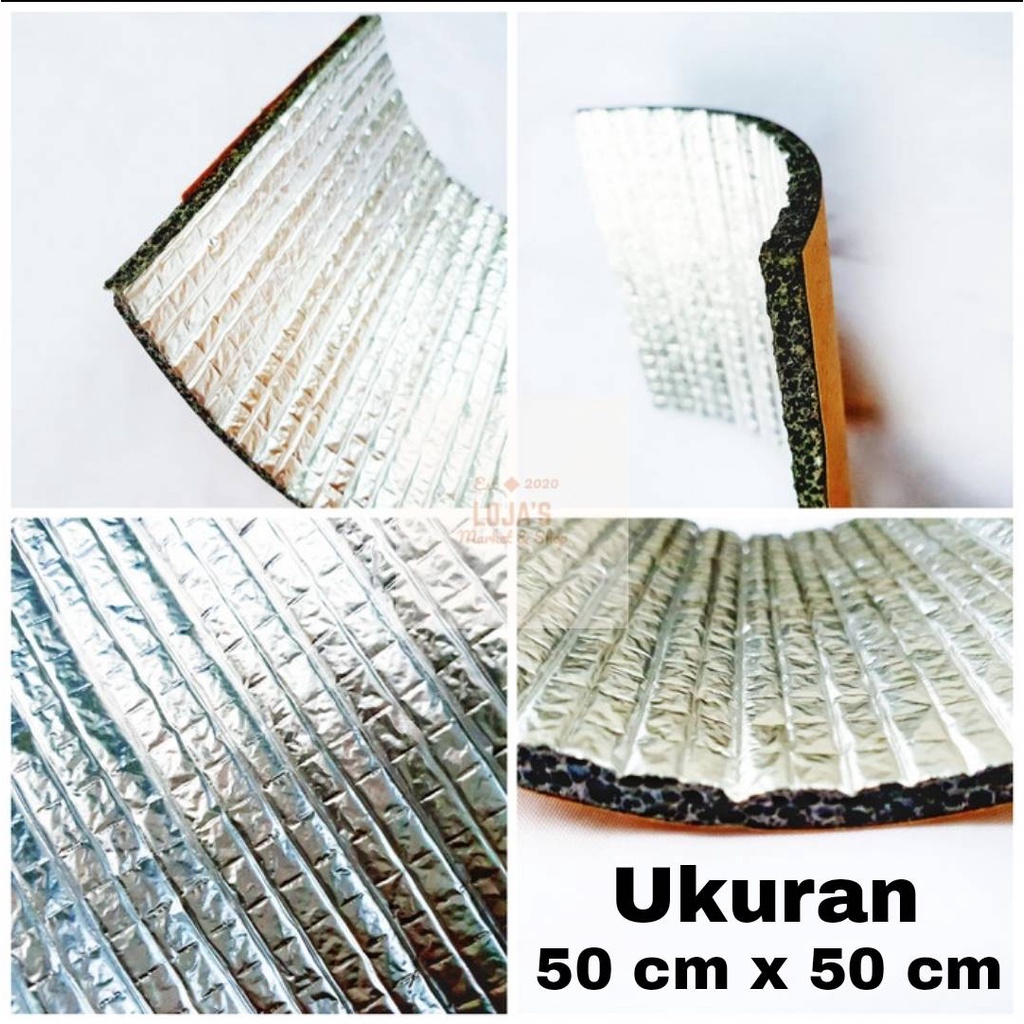 New Peredam Alumunium Foil / Peredam Panas / Peredam Ruangan / Peredam Suara / Peredam Mobil