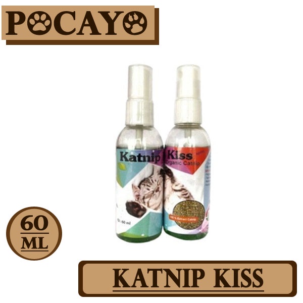 Katnip Kiss Spray Catnip Organik Herbal Aman Penghilang Stres Kucing 60ml