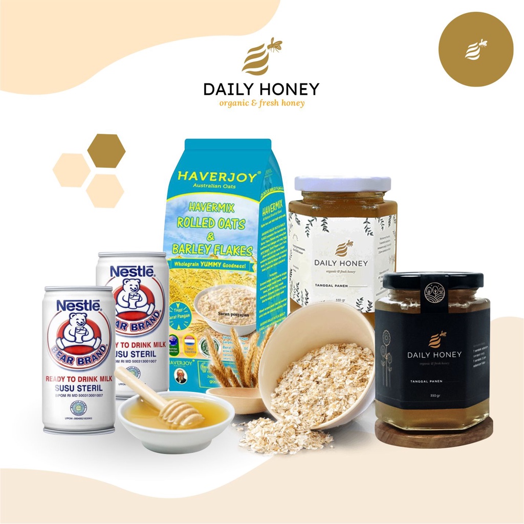 

Parcel Hadiah Kado Hampers Orang Sakit Madu Covid Daily Honey