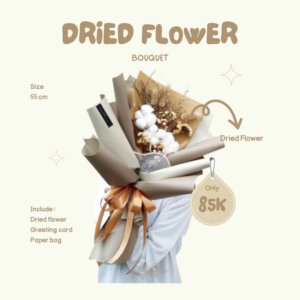 Dried Flower Bouquet / Buket Bunga Kering / Buket Dried Flower