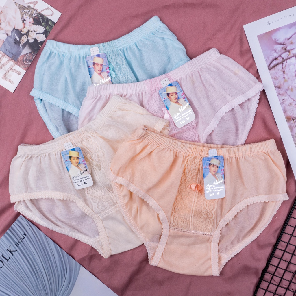 Celana Dalam Wanita Katun CD Jumbo / JUMBO SIZE / CD WANITA CANTIK MOTIF UKURAN BESAR-PUTRI RENDA
