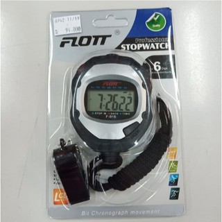 Stopwatch Professional 6 Digit Multifunction Flott F018 Free Peluit