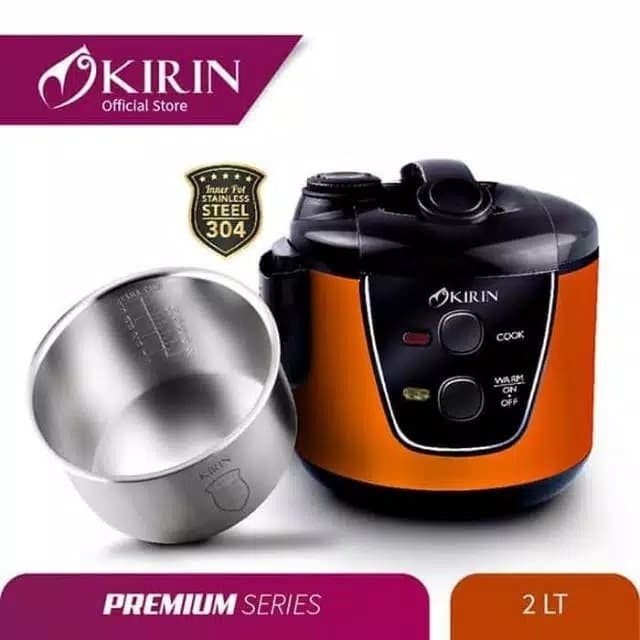 Kirin Magic Com 2 Liter Stainless KRC-389 / KRC389 / KRC 389