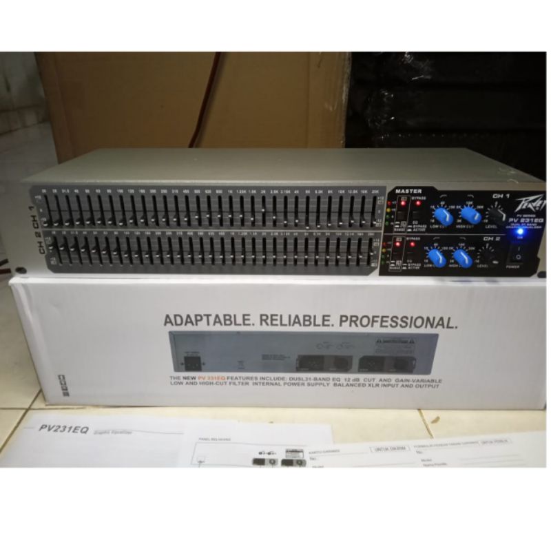 EQUALIZER PEAVEY PV231EQ PEAVEY PV231 EQ 231