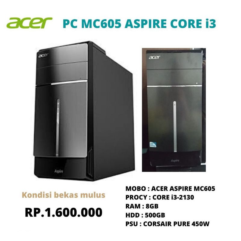 PC Acer Core i3 Murah
