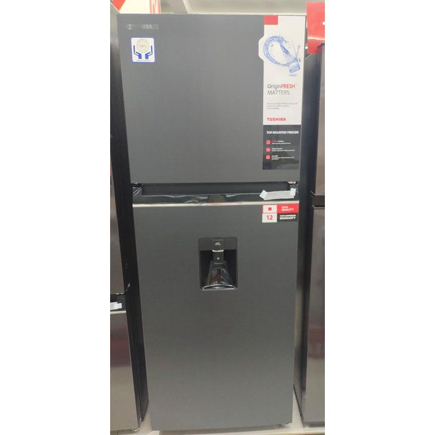 KULKAS TOSHIBA GR-RT 415 WE PMF LEMARI ES 2 PINTU WATER DISPENSER