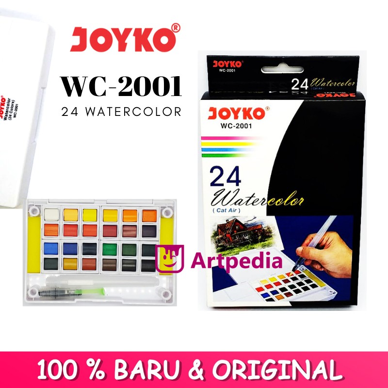 

Joyko Watercolor Pocket Set 24 WC-2001 - Cat Air Joyko