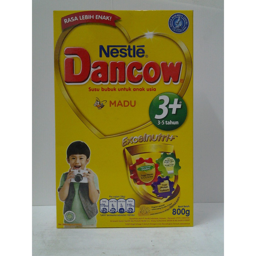 DANCOW 3+ MADU 800 GR