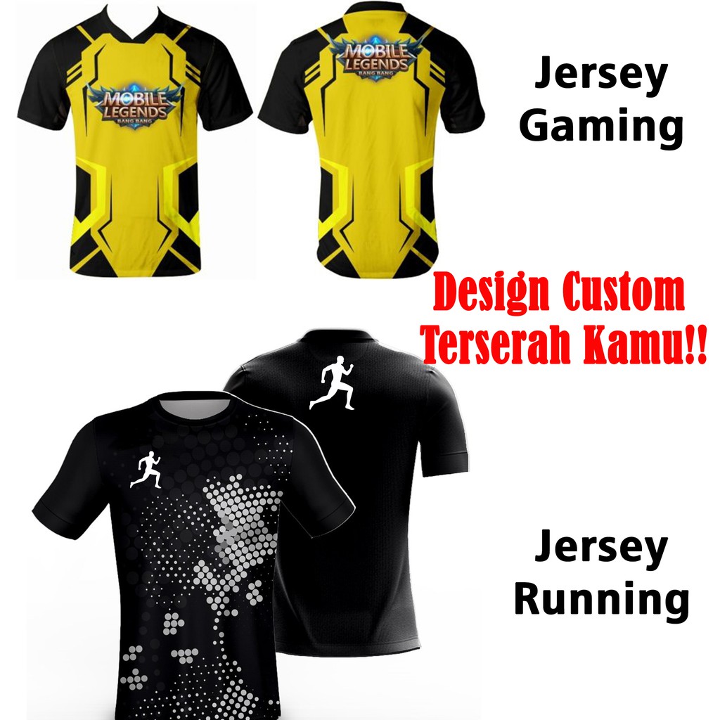 jersey running custom