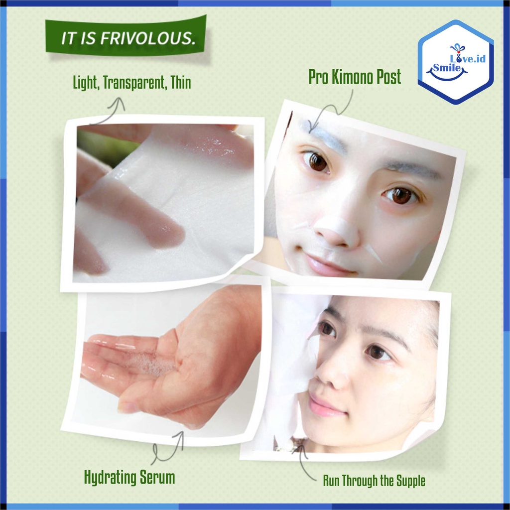 ROREC / HCHANA Natural Skin Care Sheet Mask - Masker Wajah Korea HCA01