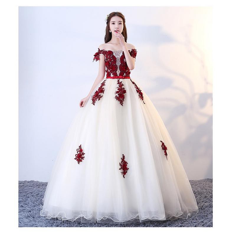 Gaun Pengantin 1811042 Putih Sabrina Wedding GownGown