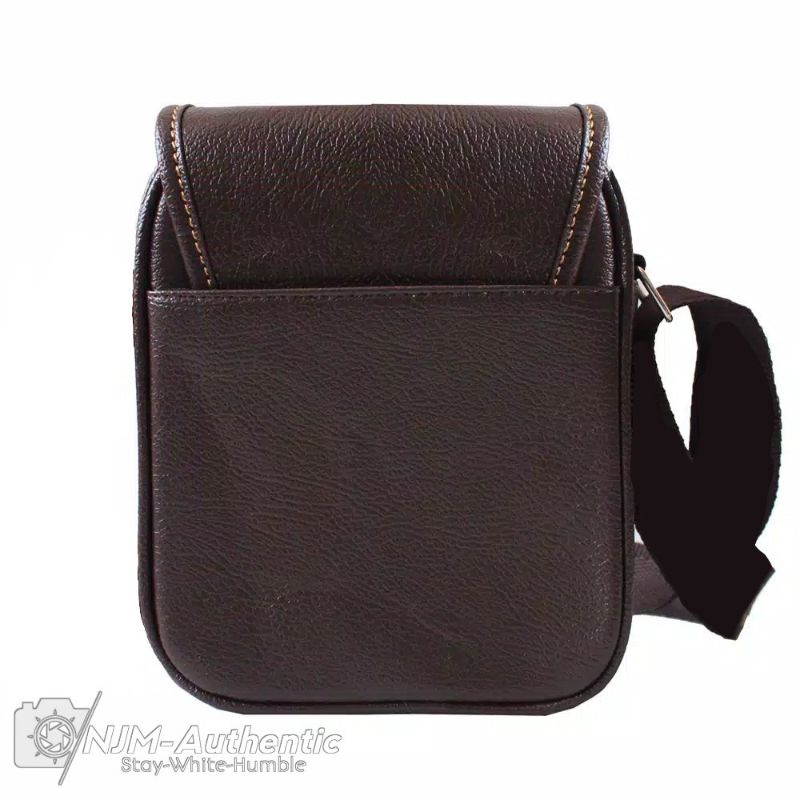 Tas kulit-tas selempang Bahu Kerja kulit pria tas selendang kulit pria crossbody bag kulit pria outdoor-Coffee