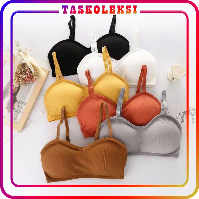 ☛TK☚ Bra AOWAYI Tanpa Kawat Bralette Push Up BH BUSA Fashion Import Murah Sport Wanita B025