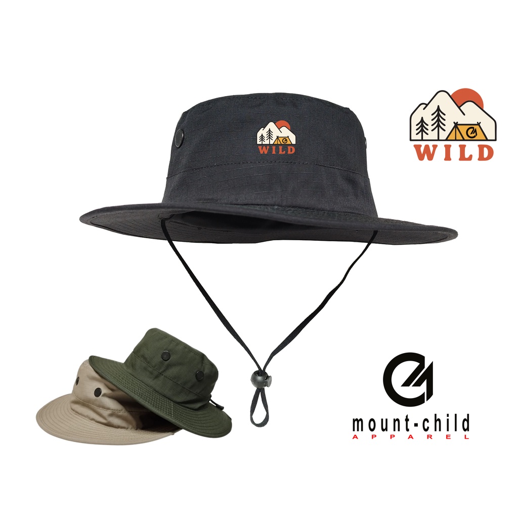 TOPI RIMBA PREMIUM LOGO WILD CAMPING OUTDOOR ORIGINAL MOUNT CHILD