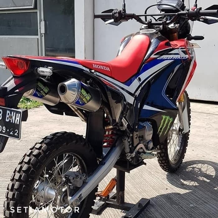 Knalpot Norifumi Rocket 4 Original SS - Honda CRF 250 Double Silencer