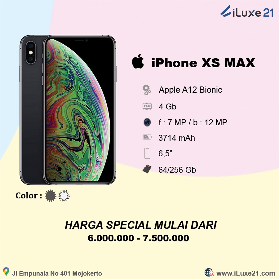 iPhone XS MAX 64/256gb // Second Like New