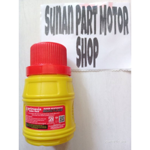 Minyak Rem Cakram Cairan Rem PETROASIA DOT 3 50ml Red ORIGINAL RESMI