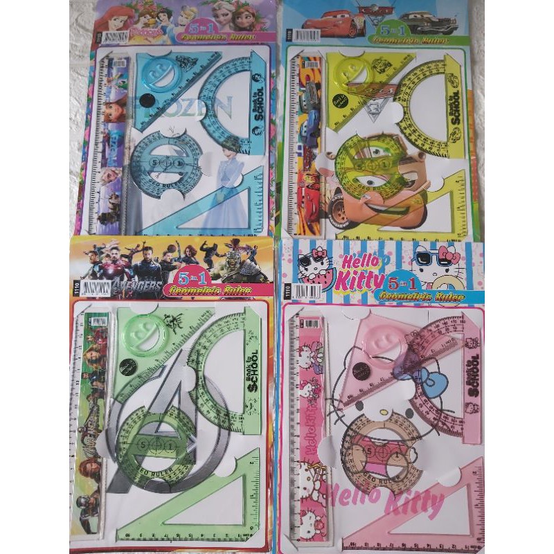

penggaris set lengkap karakter