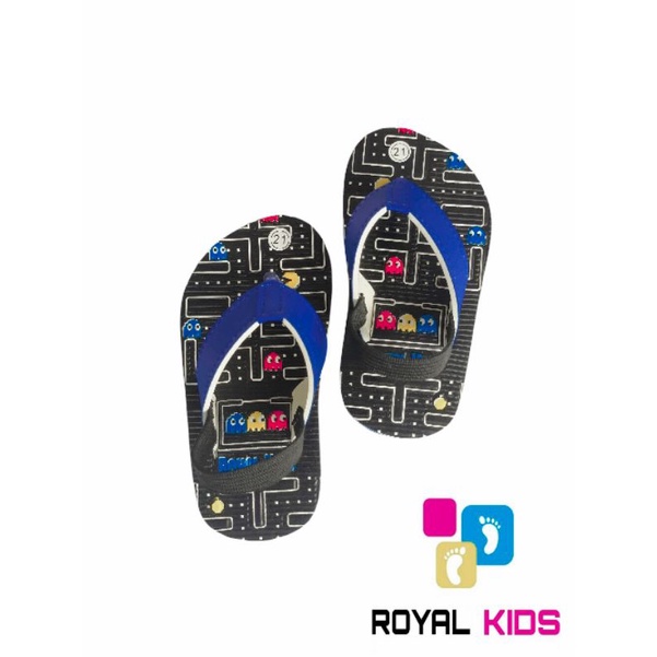 SANDAL BEBY PACMAN ROYAL KIDS (bisa custom nama)