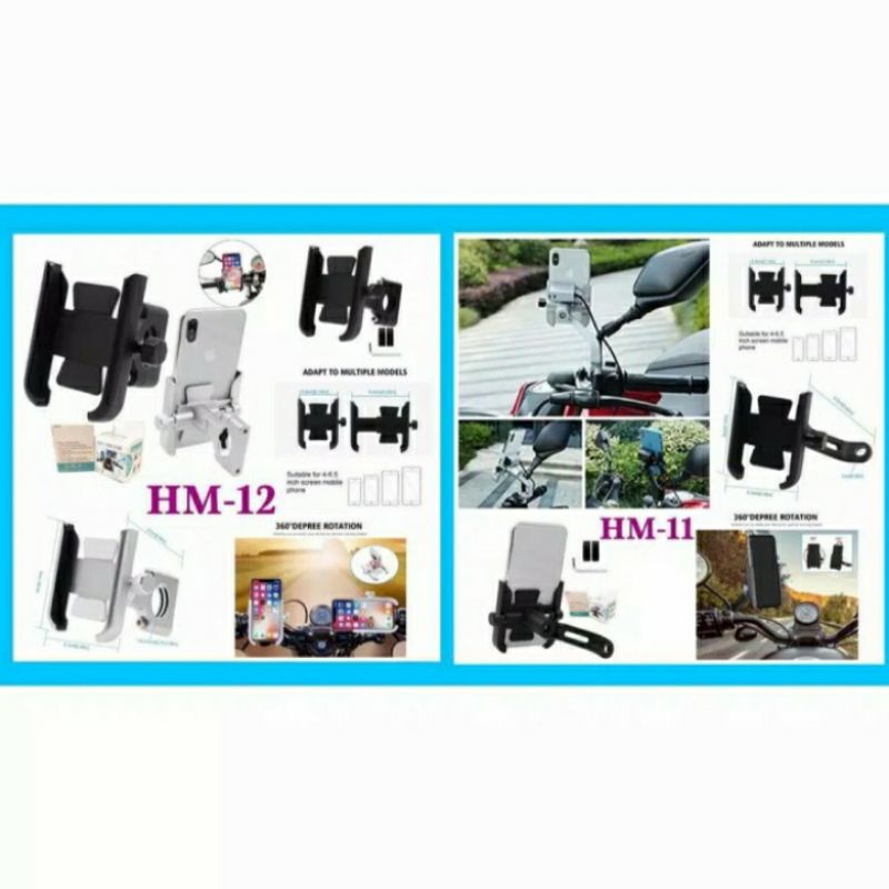 Phone holder hp motor handphone spion stang sepeda