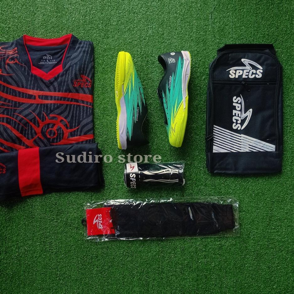 민 SEPATU FUTSAL SPECS ACCELERATOR LIGHTSPEED 3 IN , Paket Komplit Sepatu Futsal Specs Accelerator Li
