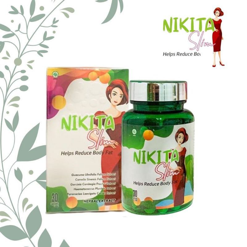 OBAT NIKITA SLIM NORMAL / EXTRA STRONG NIKITA MIRZANI ORIGINAL isi 30 kapsul PELANGSING BADAN ALAMI