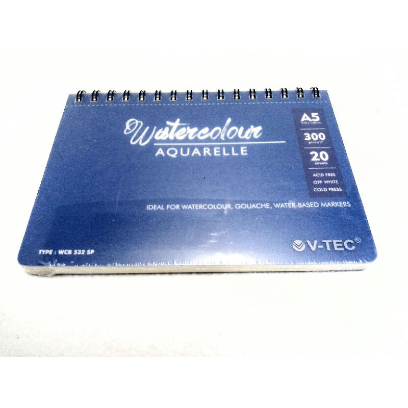 

V-TEC WATERCOLOR AQUARELLE A5 300GSM