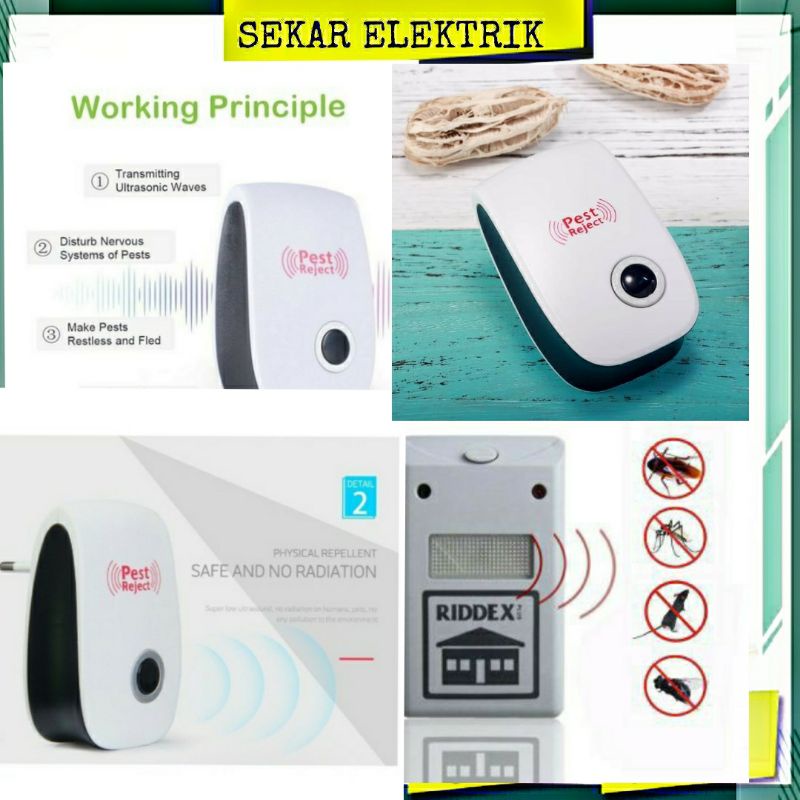 Alat  ultrasonic untuk mengusir Tikus,Lalat,Kecoa dan Nyamuk Untuk Ruangan Rumah