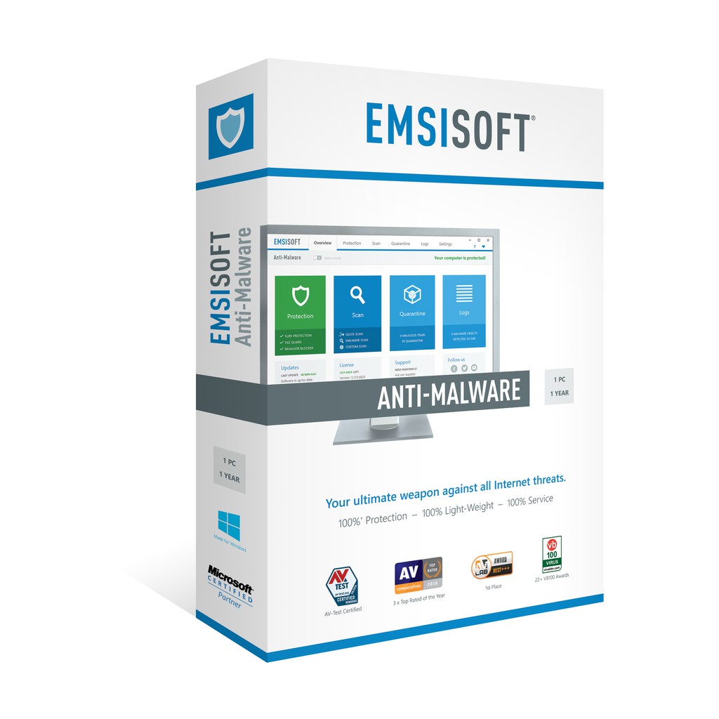 Emsisoft Anti Malware Gift Pack (Microsoft Certified Partner)
