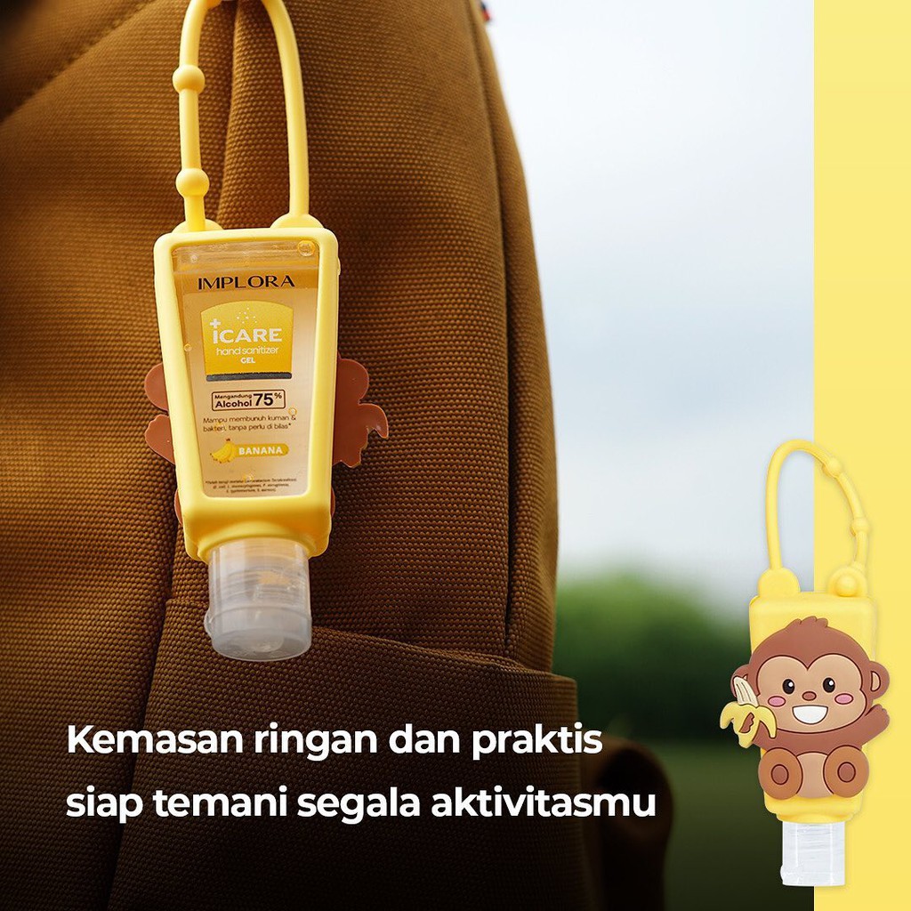 Implora Icare Hand Sanitizer Gel Karakter 30ml Original BPOM