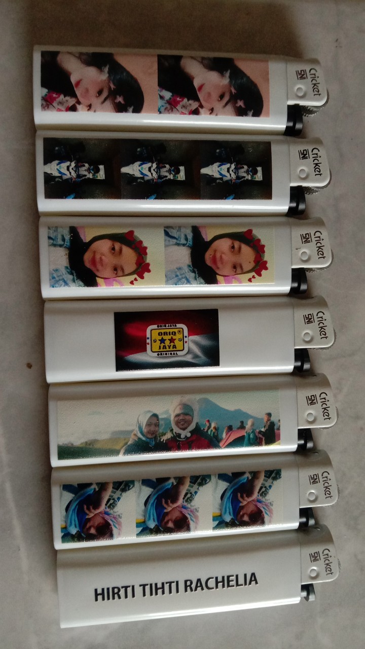 Korek Gas Custom Print Uv Full Print