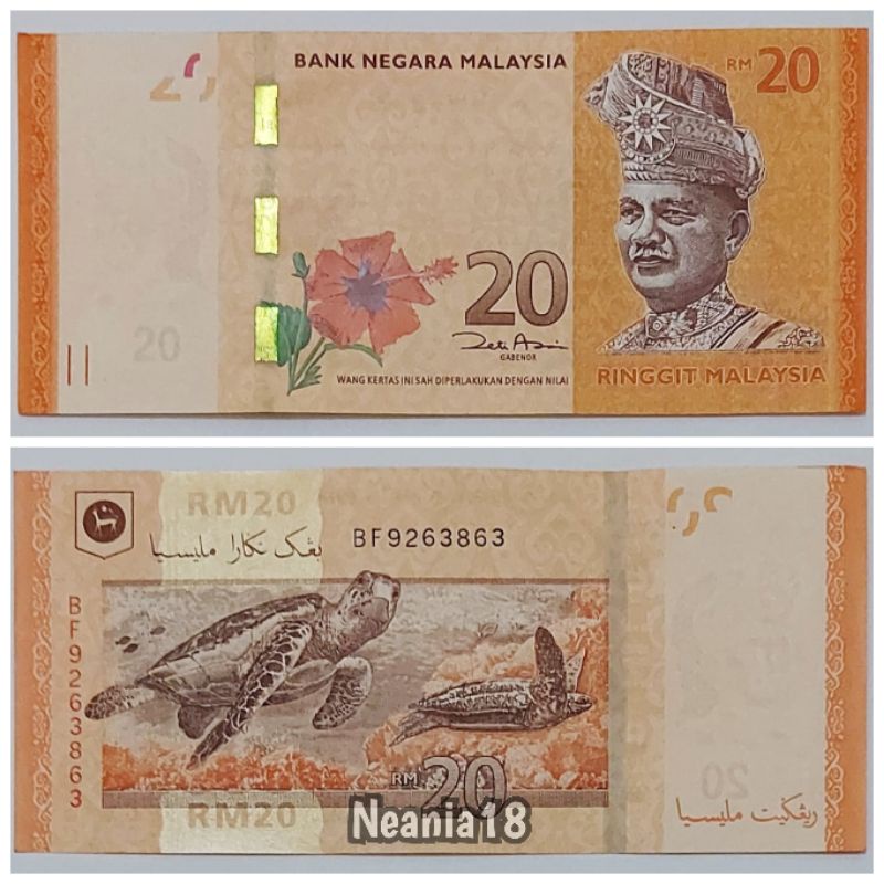 Koleksi Ringgit Malaysia Pecahan 20 10 Dan 5 Ringgit
