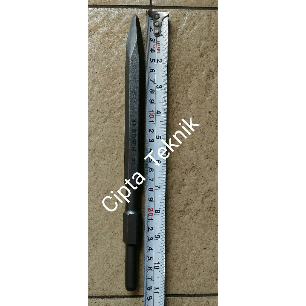Mata Pahat Runcing Bosch 17mm x 280mm Hexagon / Pointed Chisel Hexagon