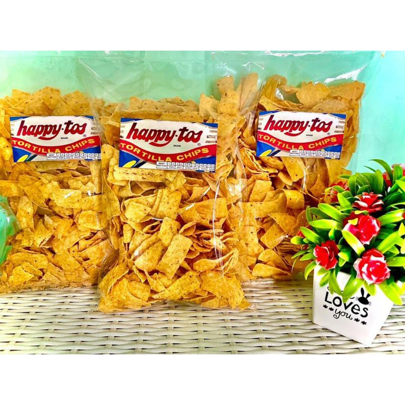 

Happy Tos makanan Ringan snack Branded kiloan 250 gram Griya Snack