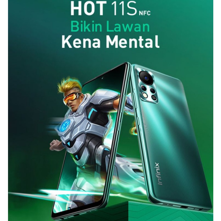 Infinix Hot 11s RAM 4GB ROM 64GB 90Hz FHD+ Triple Camera Handphone Resmi