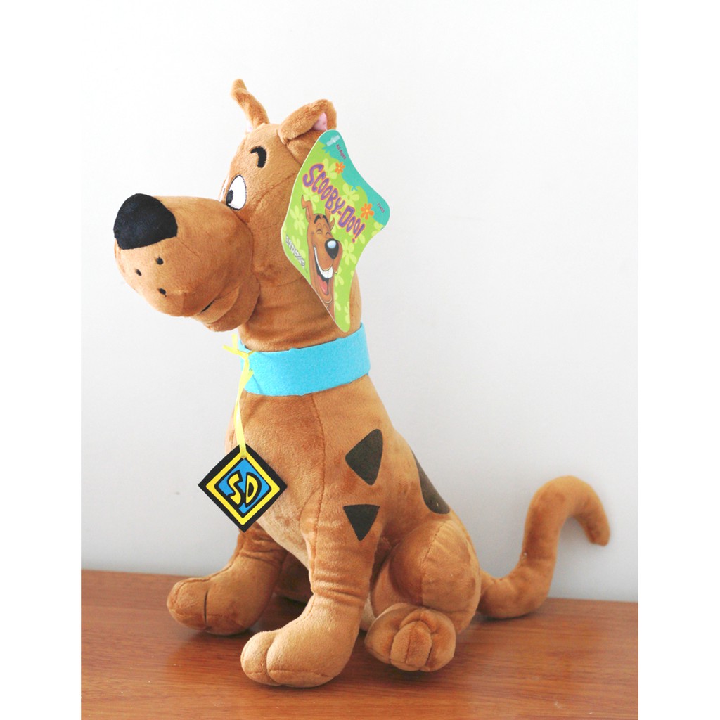 mainan Scooby-Doo Great Dane scooby doo dog plush toy stuffed toy gift for kids 35cm 14"