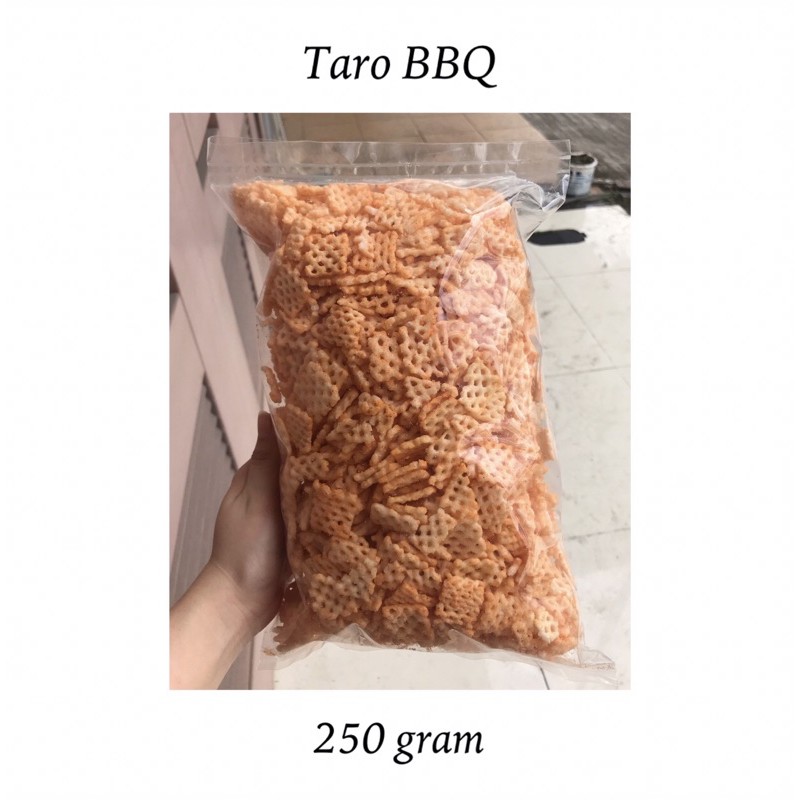 

TARO BBQ 250 GRAM | TARO NET BBQ | KERUPUK JARING | KERUPUK NET KERUPUK TARO CEMILAN MEDAN KEKINIAN SNACKY MEDAN