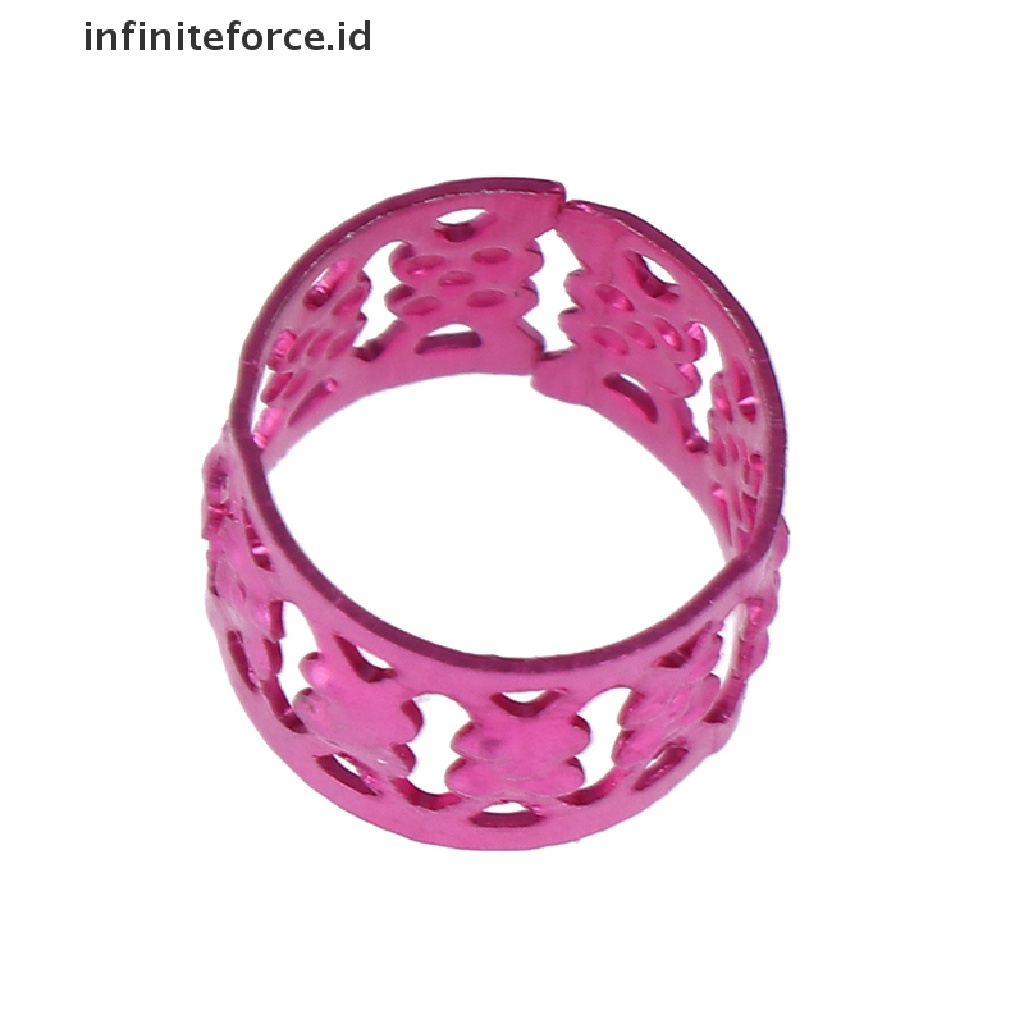 (Infiniteforce.Id) 100pcs / Set Klip Cuff Rambut Gimbal Adjustable Untuk Anak Perempuan