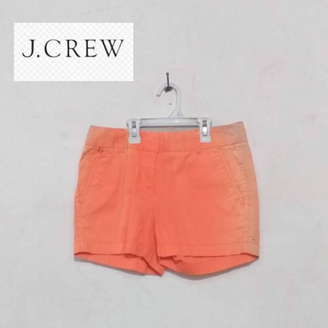 Short Pants  J Crew Womens Orange Celana  Pendek Chino  